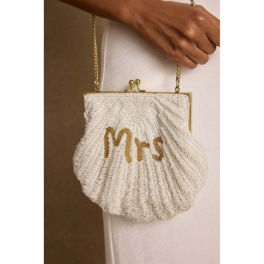 12th Tribe MRS Beaded Shell Bag Size O/SO/S